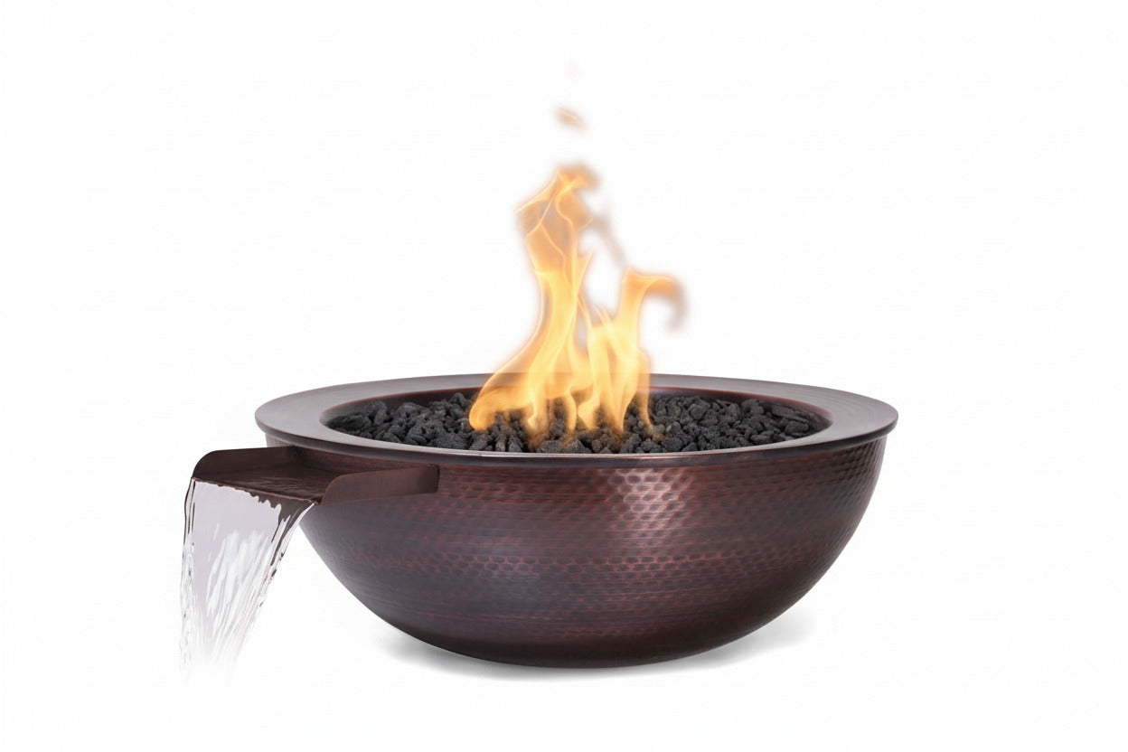 27" Round Sedona Fire & Water Bowl
