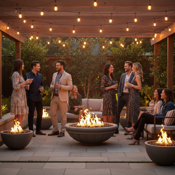 Tuscany Design Fire Bowl with Stainless Steel Burner Kits