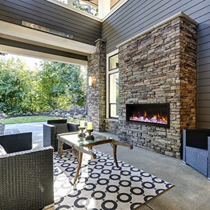Amantii Electric Fireplace for Indoor or Outdoor
